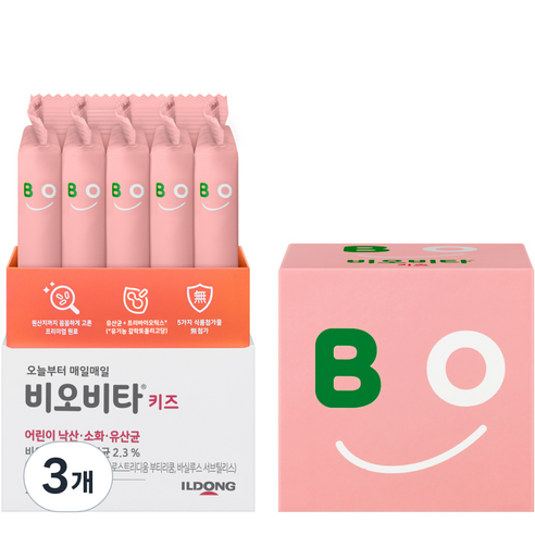 비오비타 키즈 유산균, 60회분, 3개
