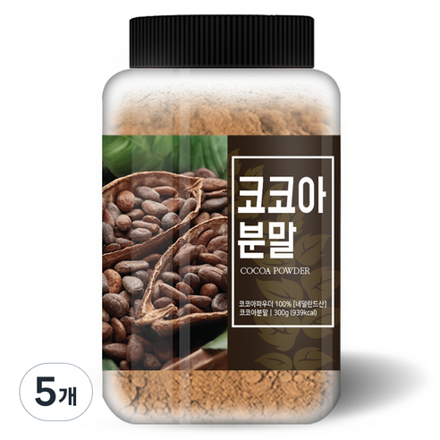 건강스토리 코코아 파우더, 300g, 1개입, 5개