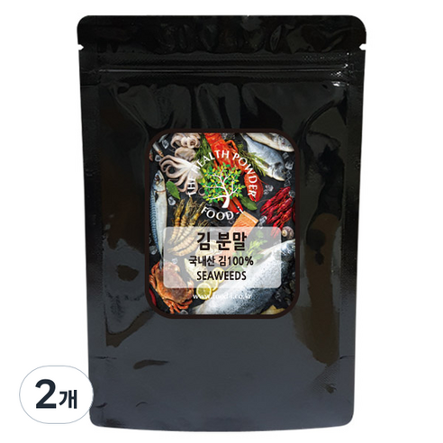 스쿨아이 김 분말 국내산, 200g, 2개
