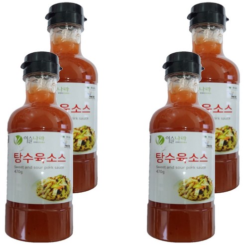 이슬나라 탕수육소스, 4개, 470g