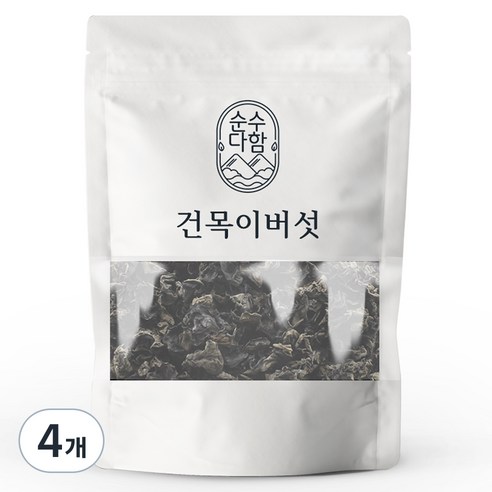 순수다함 건목이버섯, 200g, 4개