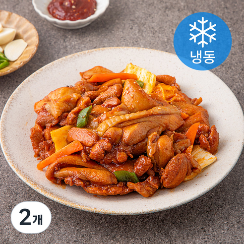 요리락 춘천식 양념닭갈비 (냉동), 1kg, 2개