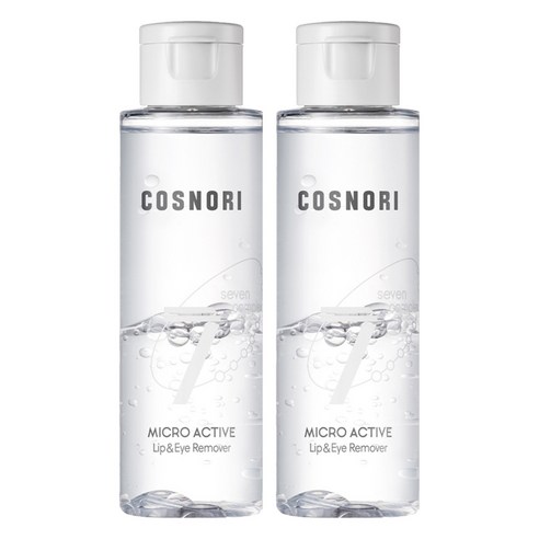코스노리 마이크로 액티브 립앤아이 리무버, 150ml, 2개