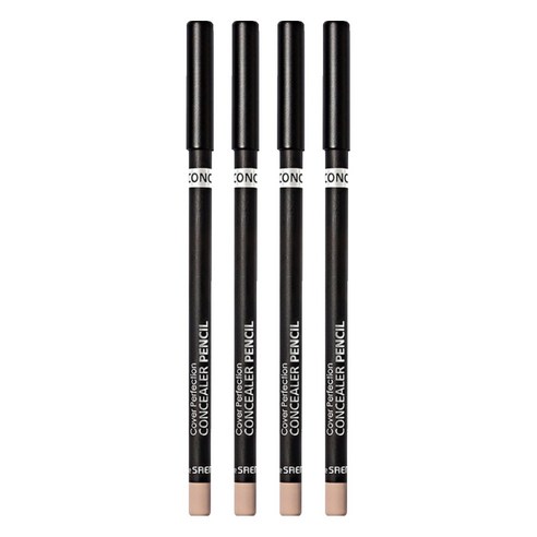 더샘 커버 퍼펙션 컨실러 펜슬 2g, 컨투어 베이지, 4개