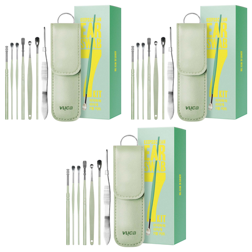 뷰카 귀지쏙쏙 귀이개 7종 키트 세트, 3세트