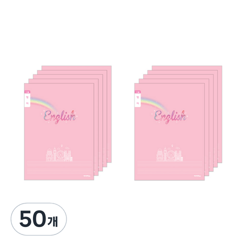 아이비스 여아용 초등3~6 영어노트 11604, 런던, 50개