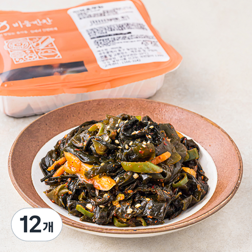 비움반찬 미역초무침, 200g, 12개