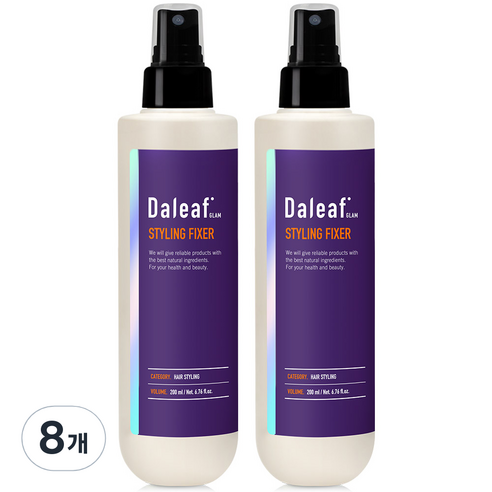 달리프 글램 스타일링 헤어픽서 스프레이, 200ml, 8개