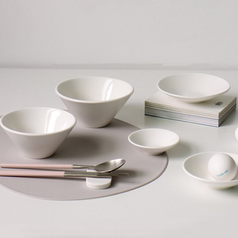 혼족의 식탁을 풍요롭게, 끌리메 심플 혼밥 그릇세트 6P