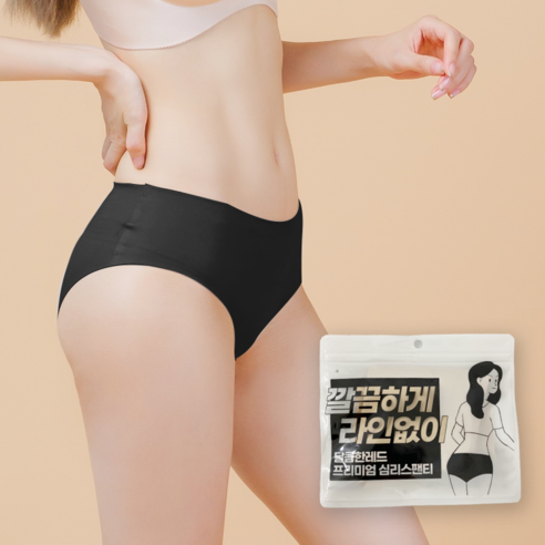 달콤한레드 여성용 심리스 팬티 5p