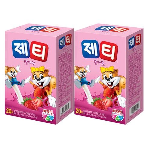 제티 딸기맛, 17g, 40개