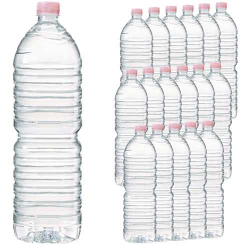 크리스탈 무라벨 생수, 2L, 18개