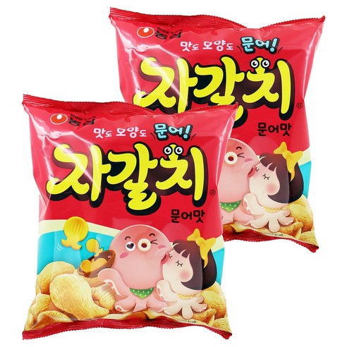 자갈치 문어맛 과자, 174g, 2개