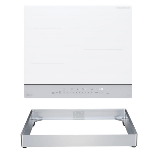 LG 디오스 오브제컬렉션 인덕션 빌트인 3구 전기레인지 미스트 크림 스카이 본품 + 프리스탠딩 자재 8.5cm 방문설치, BEI3WSQLOC