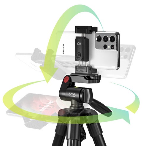 아즈나 카메라 스마트폰 삼각대 리모컨 세트: 안정적이고 편리한 스마트폰 사진을 위한 필수품