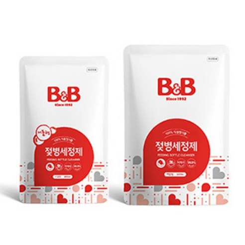 엄마의 마음을 담아, 아기의 건강을 지키는 비앤비 젖병세정제