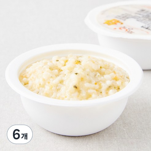 짱죽 중기 9개월부터 이유식 연어브로콜리죽, 200g, 6개, 혼합맛(연어/브로콜리)