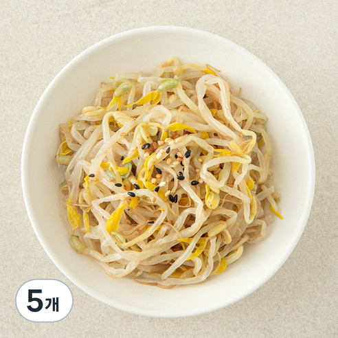 집반찬연구소 숙주나물무침, 90g, 5개