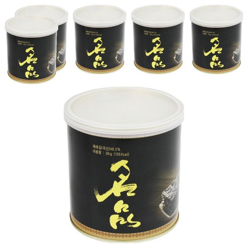 광천해저김 명품김, 30g, 6개