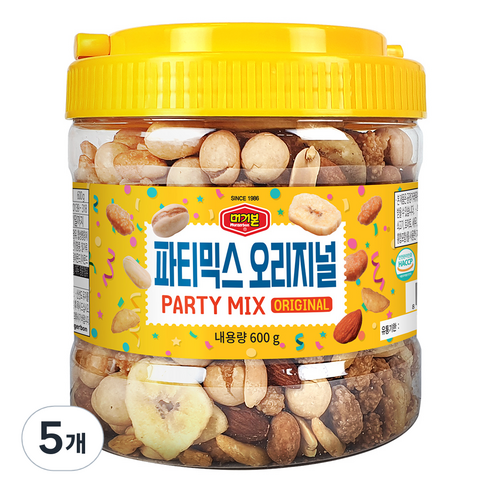 머거본 파티믹스 오리지널, 600g, 5개