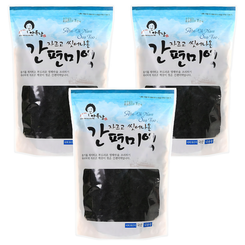 안옥남 자르고 씻어나온 간편미역, 300g, 3개