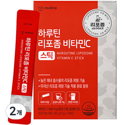 리포좀비타민c  하루틴 리포좀 비타민C 스틱 30p, 2개, 90g