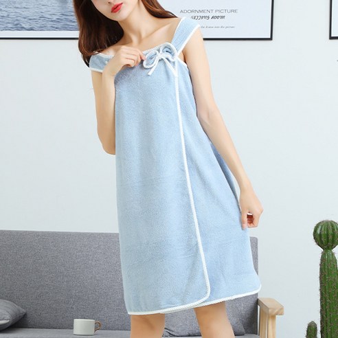 극세사 테이핑 수면가운 L, 네이비, 1개 샤워가운 12 유엘 원피스 타월 샤워가운 소, 블루 나비, 1개