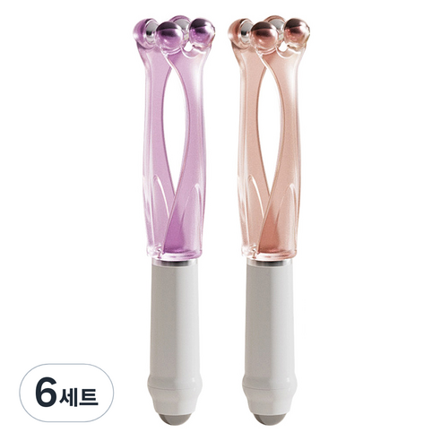 모나코올리브 손가락 스트레칭 핑거 마스터 마사지기 2종 세트, 6세트, 퍼플 + 핑크