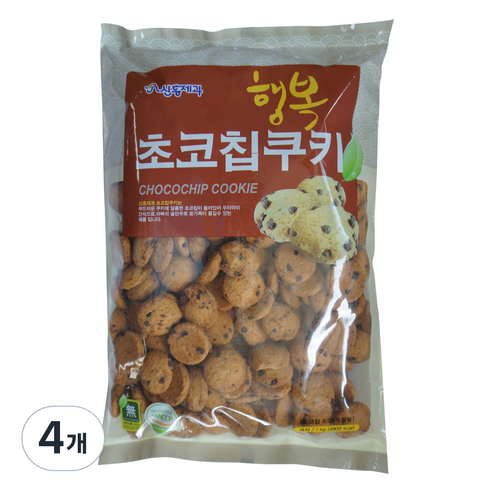 신흥 행복 초코칩쿠키, 1kg, 4개