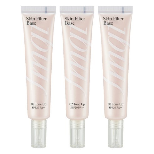 더페이스샵 에프엠지티 스킨 필터 베이스 CC 크림 SPF20 PA++, 02 톤업, 35ml, 3개