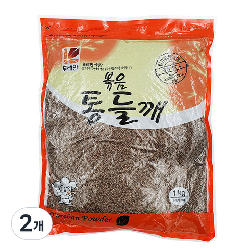 뚜레반 볶음 통들깨, 1kg, 2개