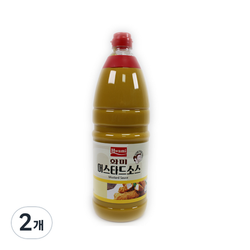 화미 머스타드소스, 1.9kg, 2개