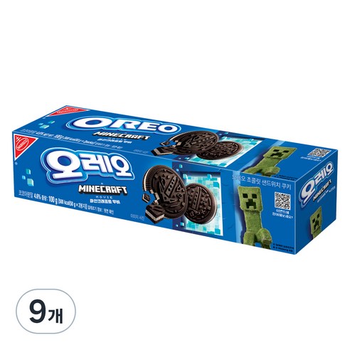 동서 오레오 화이트 샌드위치 쿠키, 100g, 9개