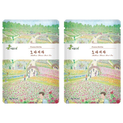 아름드레 삼각티백 도라지차, 1.5g, 25개입, 2개