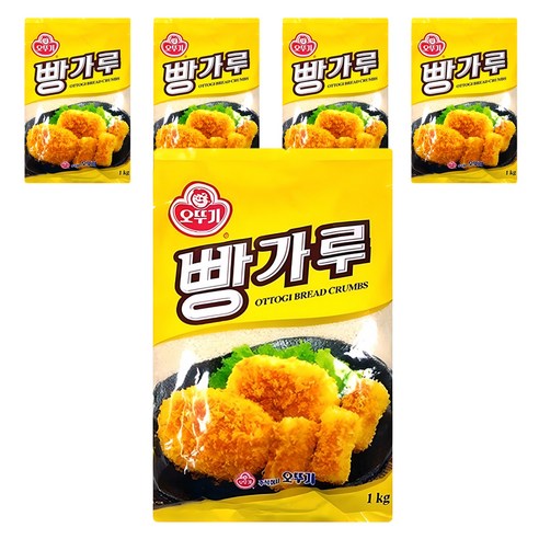 오뚜기 빵가루, 1kg, 5개
