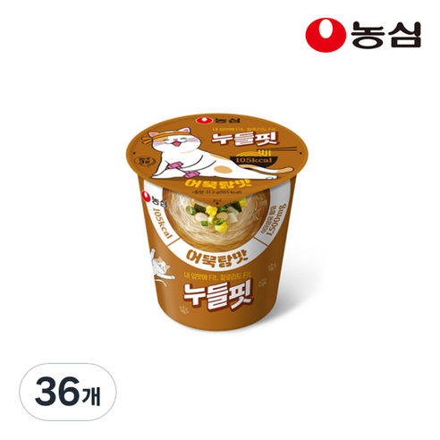 누들핏 어묵탕맛 31.2g, 36개