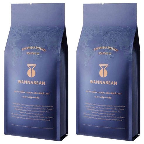 워너빈 하프 디카페인 초콜릿 블렌드 원두, 1kg, 2개, 홀빈(분쇄안함)