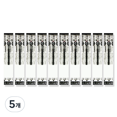 제브라 젤잉크 JK 리필심 0.5mm, 흑색, 50개