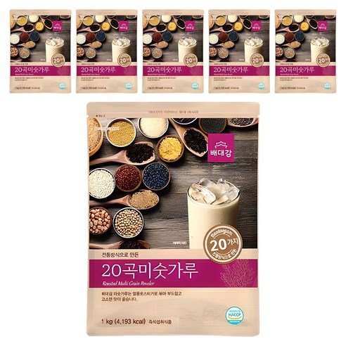 배대감 20곡 미숫가루, 1kg, 6개