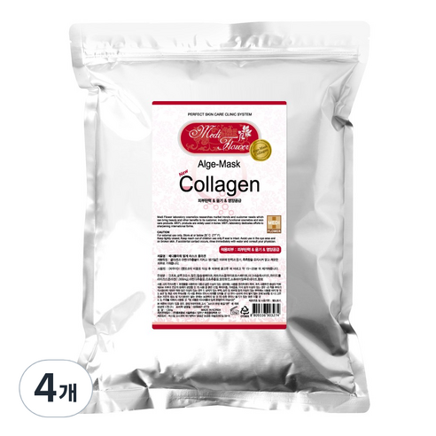 메디플라워 모델링팩 콜라겐 500g, 1개입, 4개