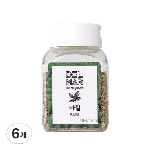 딜리셔스마켓 바질홀, 20g, 6개