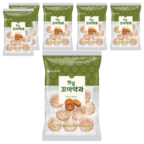 롯데웰푸드 한입꼬마약과, 140g, 6개