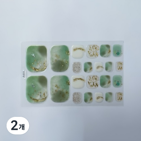 블루코지 패디팁 스티커 대비 발꾸미기, 2개, Type 06