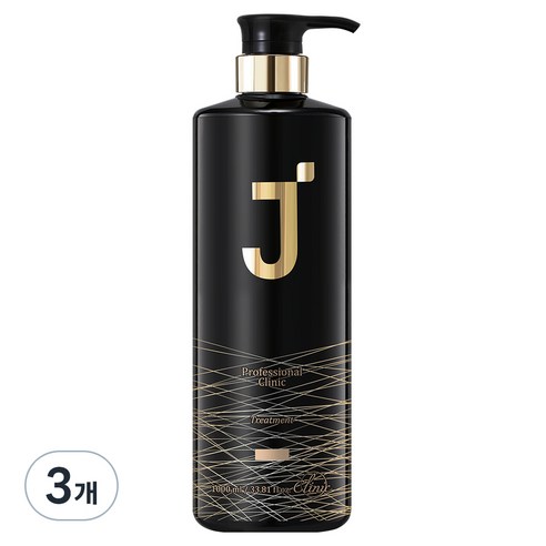 제이숲 프로페셔널 클리닉 트리트먼트 자몽향, 1L, 3개