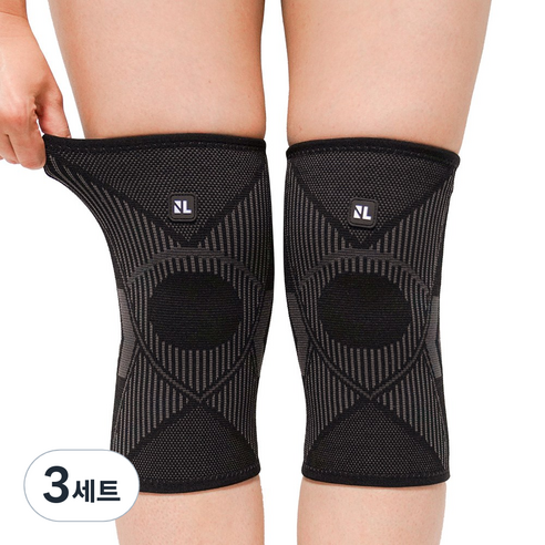 노멀라이프 고탄력 무릎보호대 좌우 착용 세트, 3세트