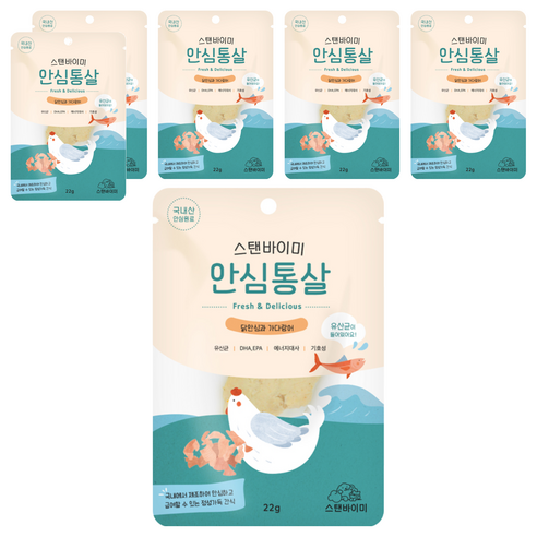 스탠바이미 고양이 안심통살 닭, 36개, 닭안심과 가다랑어