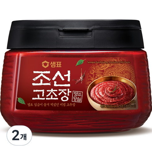 샘표 조선 고초장, 2kg, 2개