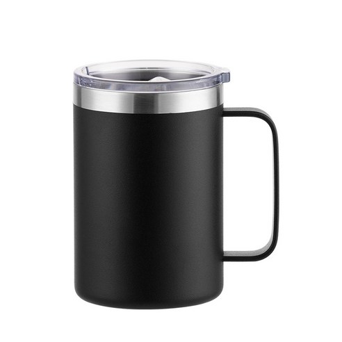 워터하마 비비드 텀블러 머그컵 480ml, 블랙, 1개