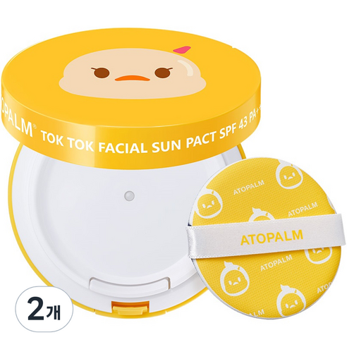 Atofarm Talk Talk Facial Sun Pact SPF43 PA+++, 15g, 2 ea  Best 5