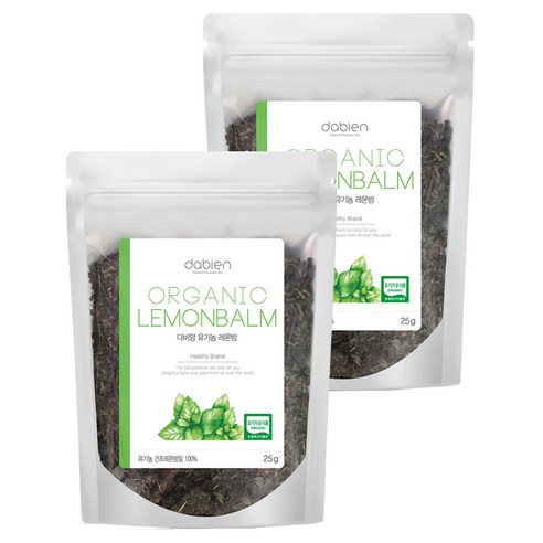 다비앙 유기농 레몬밤 리필, 25g, 1개입, 2개